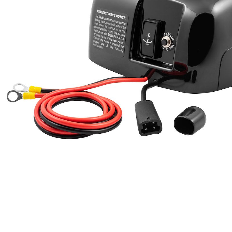 Minn Kota 1810140  DeckHandâ„¢40 Windlass;  With Detachable Davit/ 12 Foot Corded Remote Control/ 100 Foot Nylon Rope And Stow/Deploy Switch In Base Unit And Optional Remote Switch 12-10-: