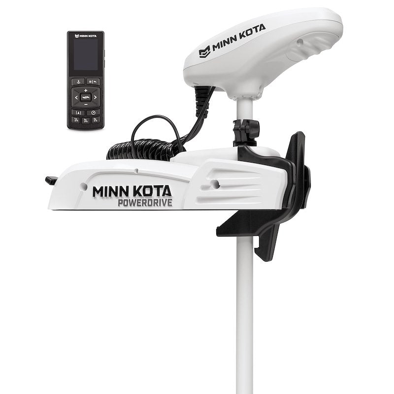 Minn Kota 1363576  Riptide PowerDrive Trolling Motor;  Bow Mount 55-54-12:  White