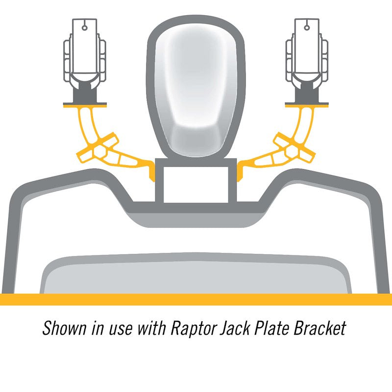 Minn Kota 1810371  Raptor Anchor System Mounting Bracket;  With Stainless Steel Mounting Hardware Bl-Al-: