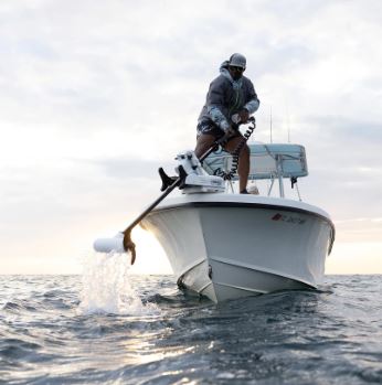 Minn Kota 1363770  Riptide Terrova Trolling Motor;  Bow-Mount 55-54-12:  White