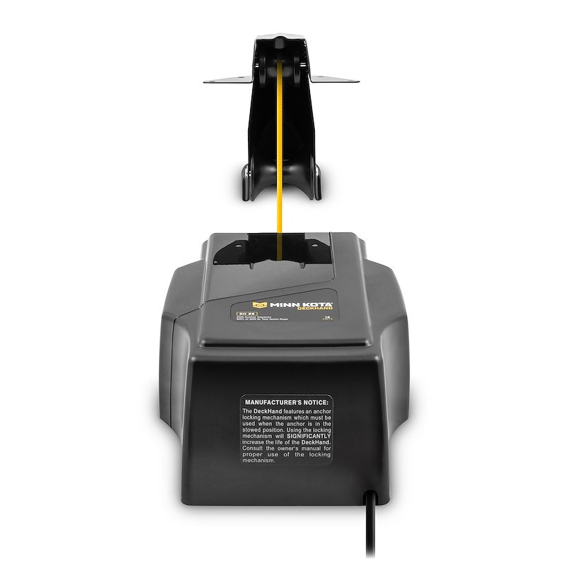 Minn Kota 1810126  DeckHandâ„¢25R Windlass;  With Davit/ 12 Foot Corded Remote Control/ 60 Foot Nylon Rope And Auto-Drift Feature 12-60-: