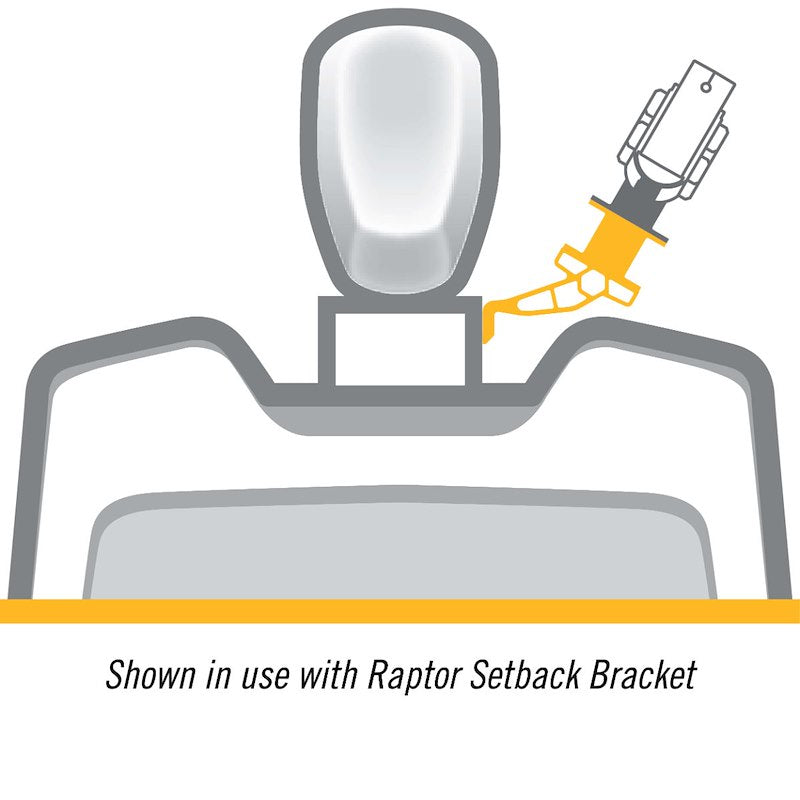 Minn Kota 1810361  Raptor Anchor System Mounting Bracket;  Aluminum Po-Bl-Wi: