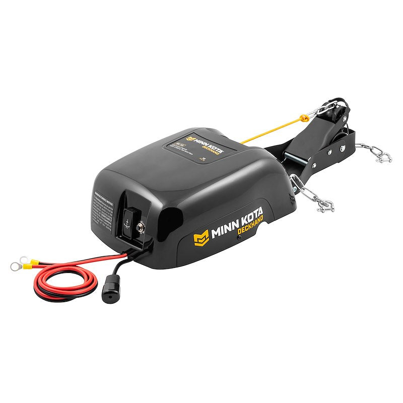 Minn Kota 1810140  DeckHandâ„¢40 Windlass;  With Detachable Davit/ 12 Foot Corded Remote Control/ 100 Foot Nylon Rope And Stow/Deploy Switch In Base Unit And Optional Remote Switch 12-10-: