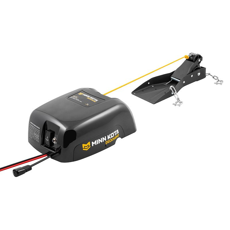 Minn Kota 1810140  DeckHandâ„¢40 Windlass;  With Detachable Davit/ 12 Foot Corded Remote Control/ 100 Foot Nylon Rope And Stow/Deploy Switch In Base Unit And Optional Remote Switch 12-10-: