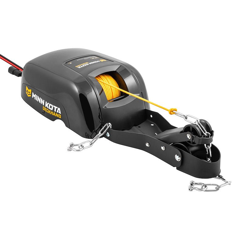 Minn Kota 1810140  DeckHandâ„¢40 Windlass;  With Detachable Davit/ 12 Foot Corded Remote Control/ 100 Foot Nylon Rope And Stow/Deploy Switch In Base Unit And Optional Remote Switch 12-10-: