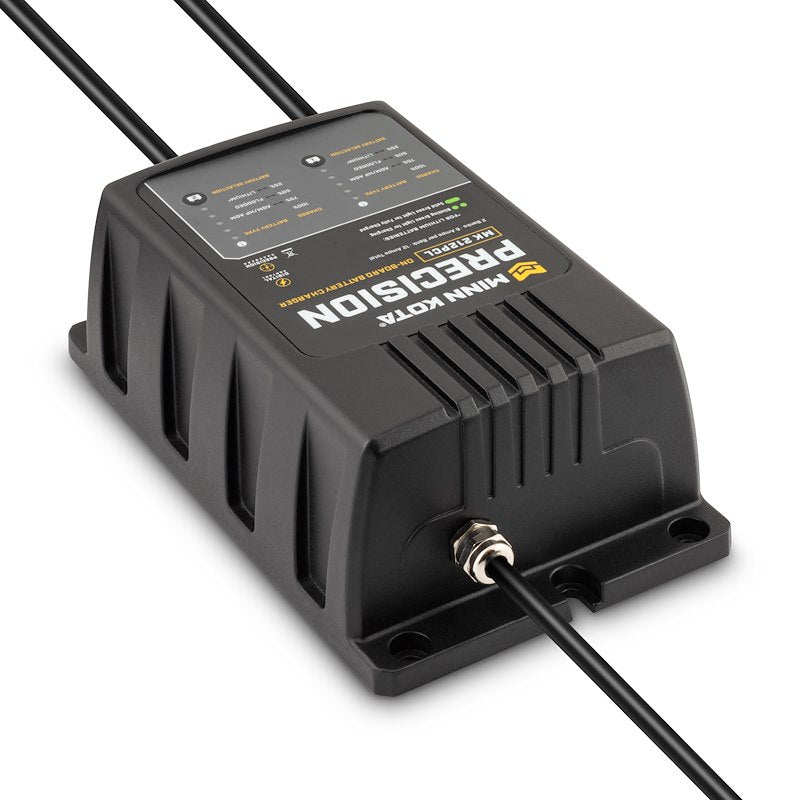 Minn Kota 1832121  MK 212 PCL Battery Charger;  9.88 Inch Length X 5.88 Inch Width X 3-1/2 Inch Height On-6 -Wa:  10-12 Hours Charging Time