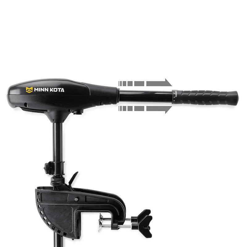 Minn Kota 1352156M  Endura Max Trolling Motor;  Transom Mount 55-42-12:  Black
