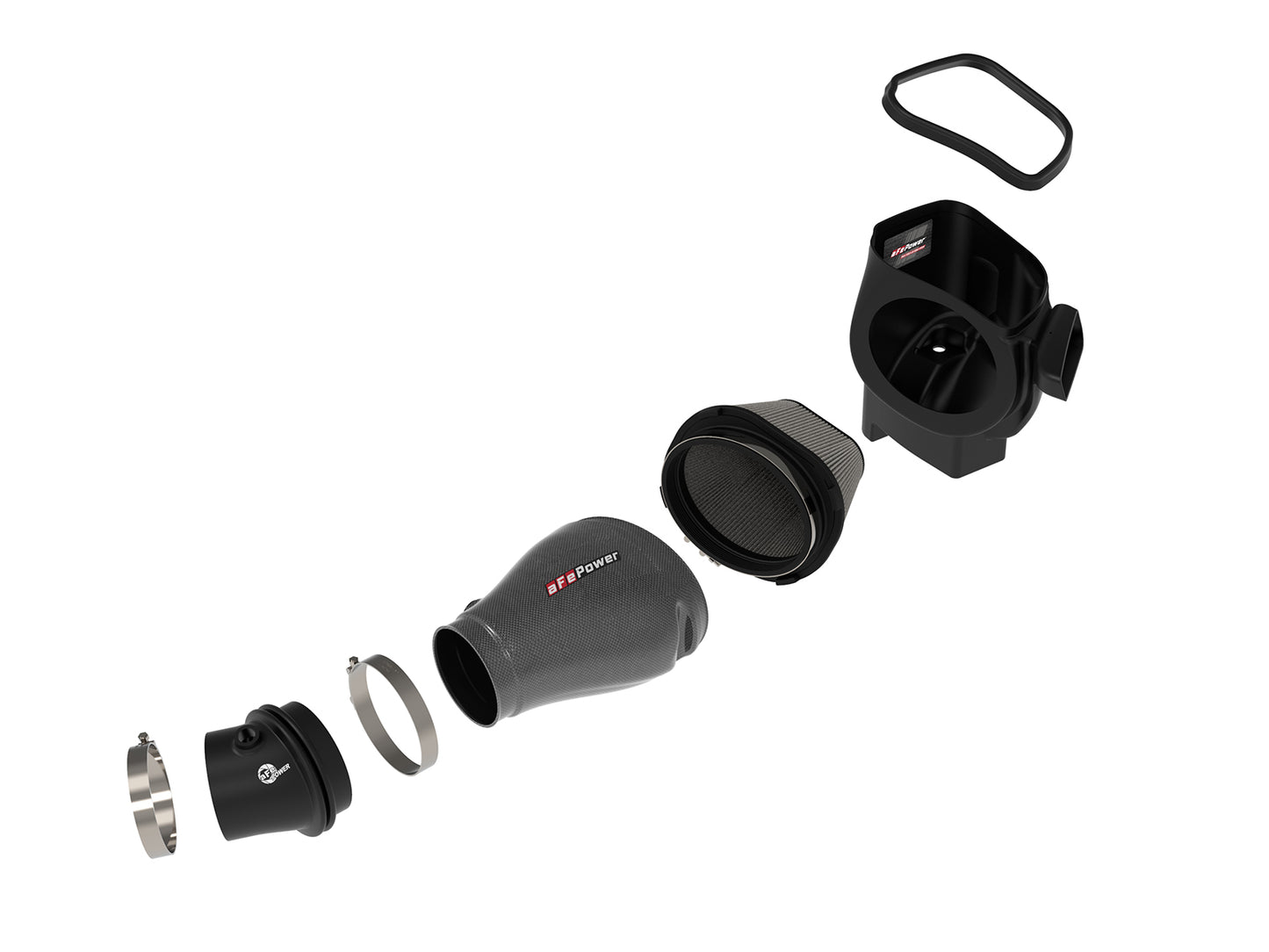 aFe Power 57-10002D - Track Series Carbon Fiber Intake System w/ Pro DRY S Filte