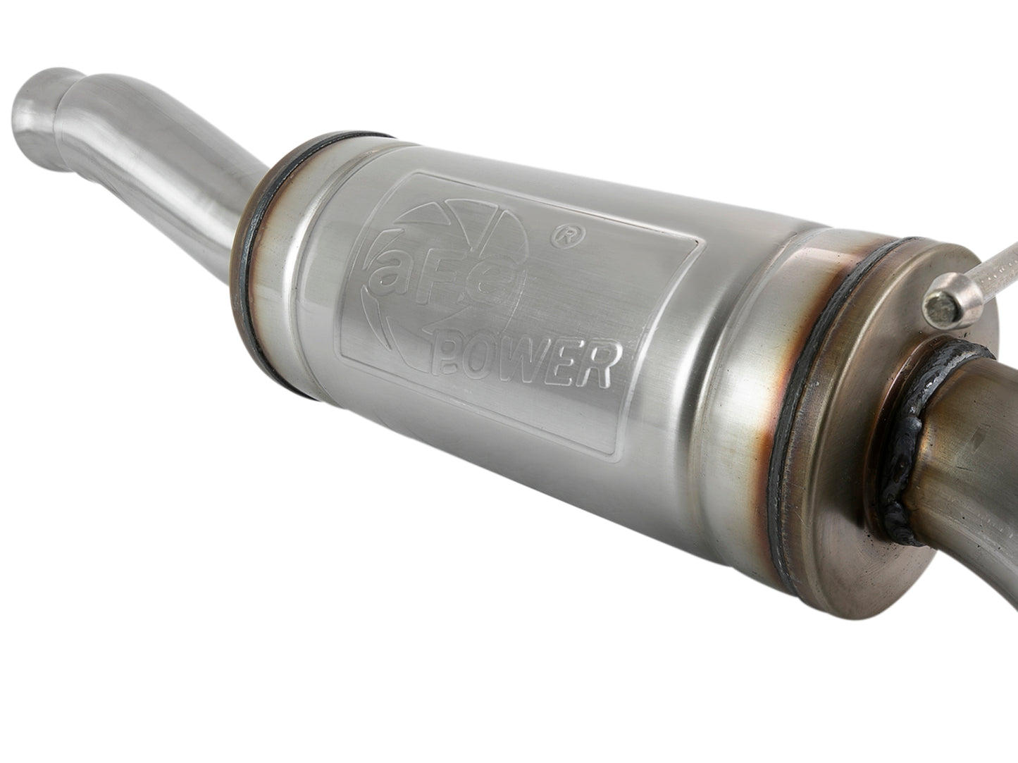 aFe Power 49-48074 - ROCK BASHER 2-1/2 IN to 3 IN 409 Stainless Steel Cat-Back E