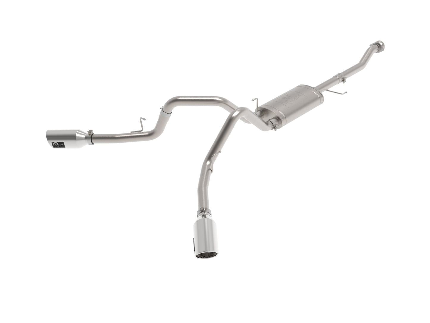 aFe Power 49-33126-P - Vulcan Series 3 IN 304SS Cat-Back Exhaust Dual Rear Side