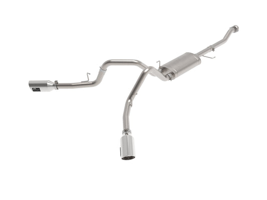 aFe Power 49-33126-P - Vulcan Series 3 IN 304SS Cat-Back Exhaust Dual Rear Side