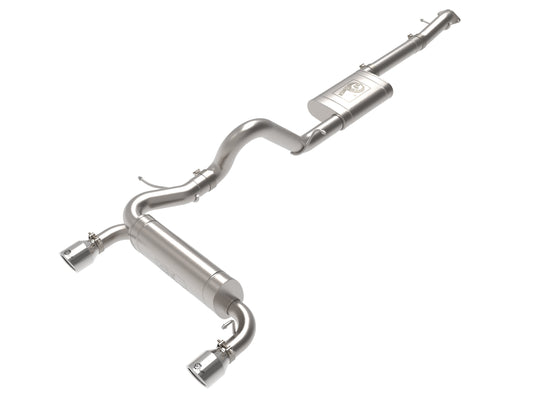 aFe Power 49-33138-P - Vulcan Series 3 IN to 2-1/2 IN Stainless Steel Cat-Back E