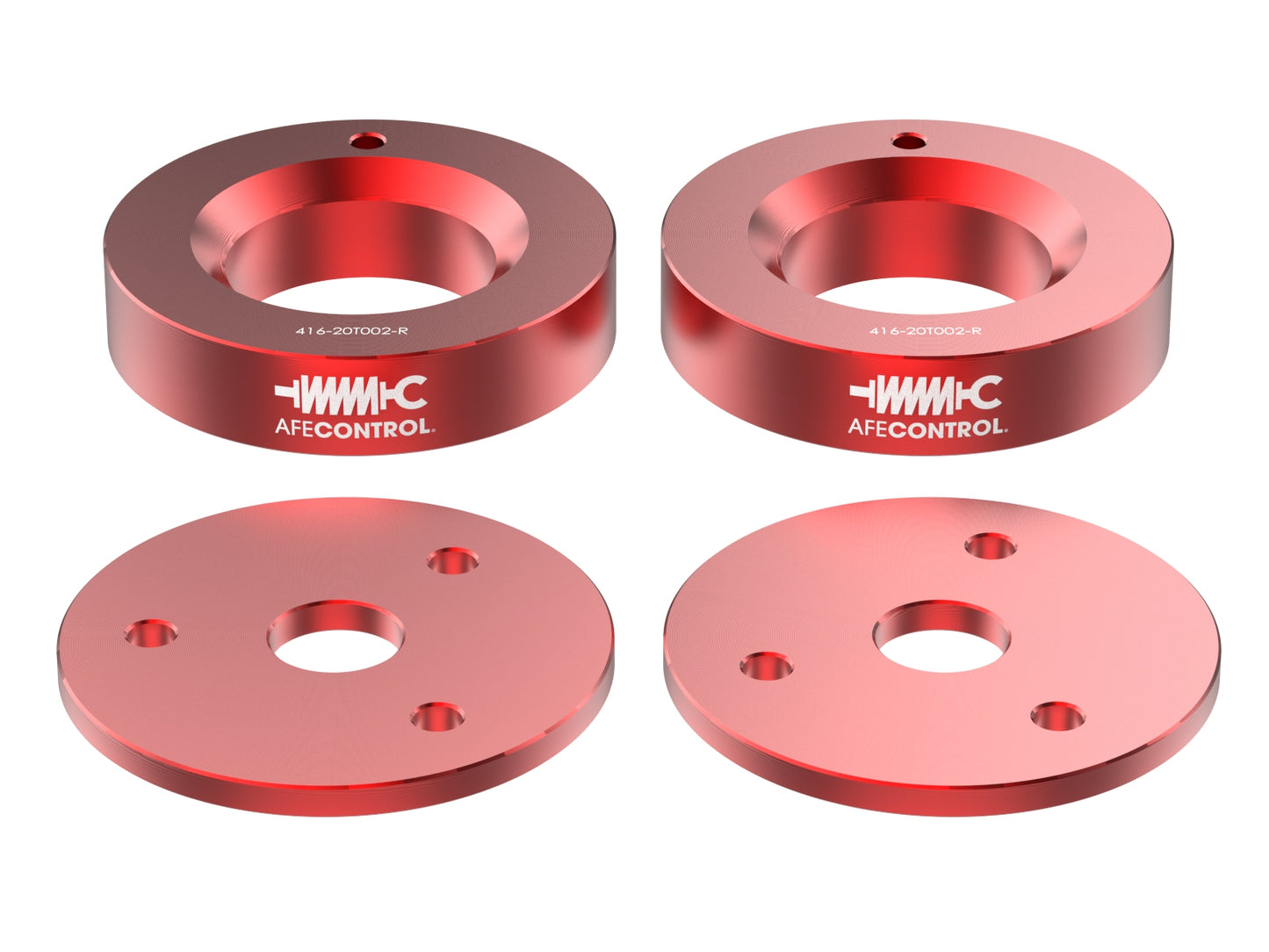 aFe Power 416-20T002-R - aFe CONTROL 3.0 IN Leveling Kit Red