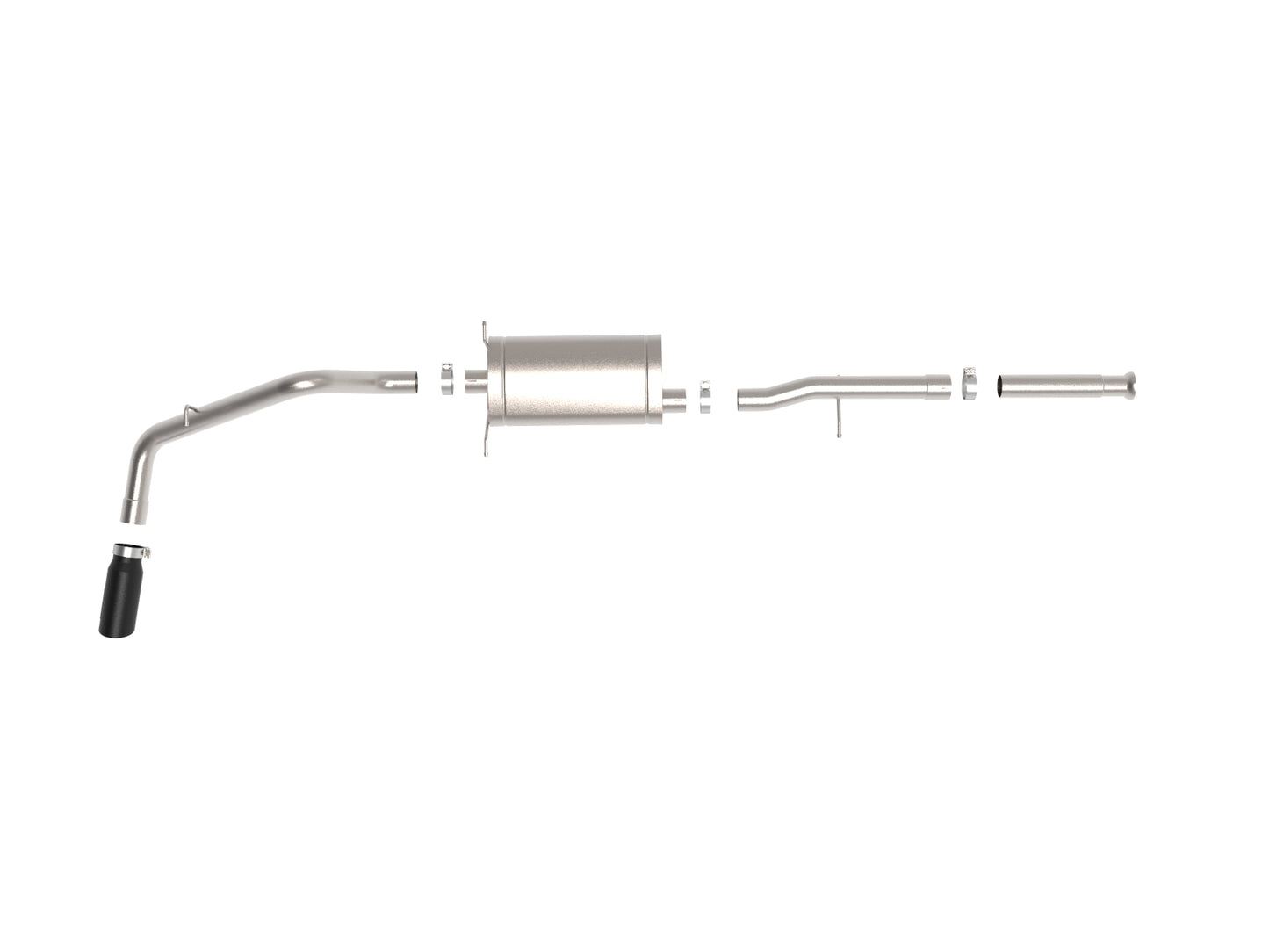 aFe Power 49-44136-B - Apollo GT Series 3 IN 409 Stainless Steel Cat-Back Exhaus