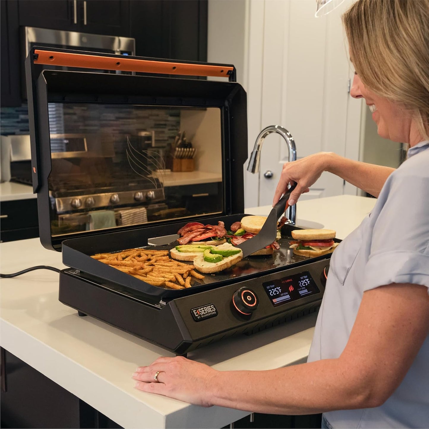 🔥 Blackstone E-Series 8001 22" Electric Tabletop Griddle Nonstick Ceramic – Brand New