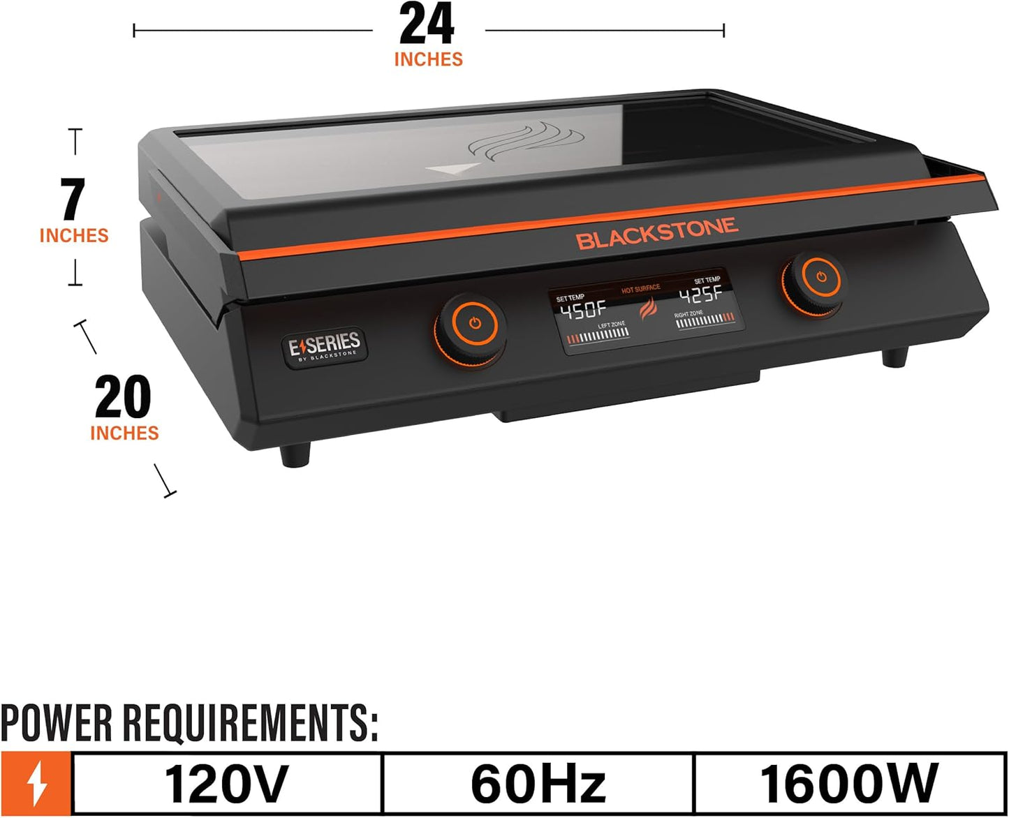 🔥 Blackstone E-Series 8001 22" Electric Tabletop Griddle Nonstick Ceramic – Brand New