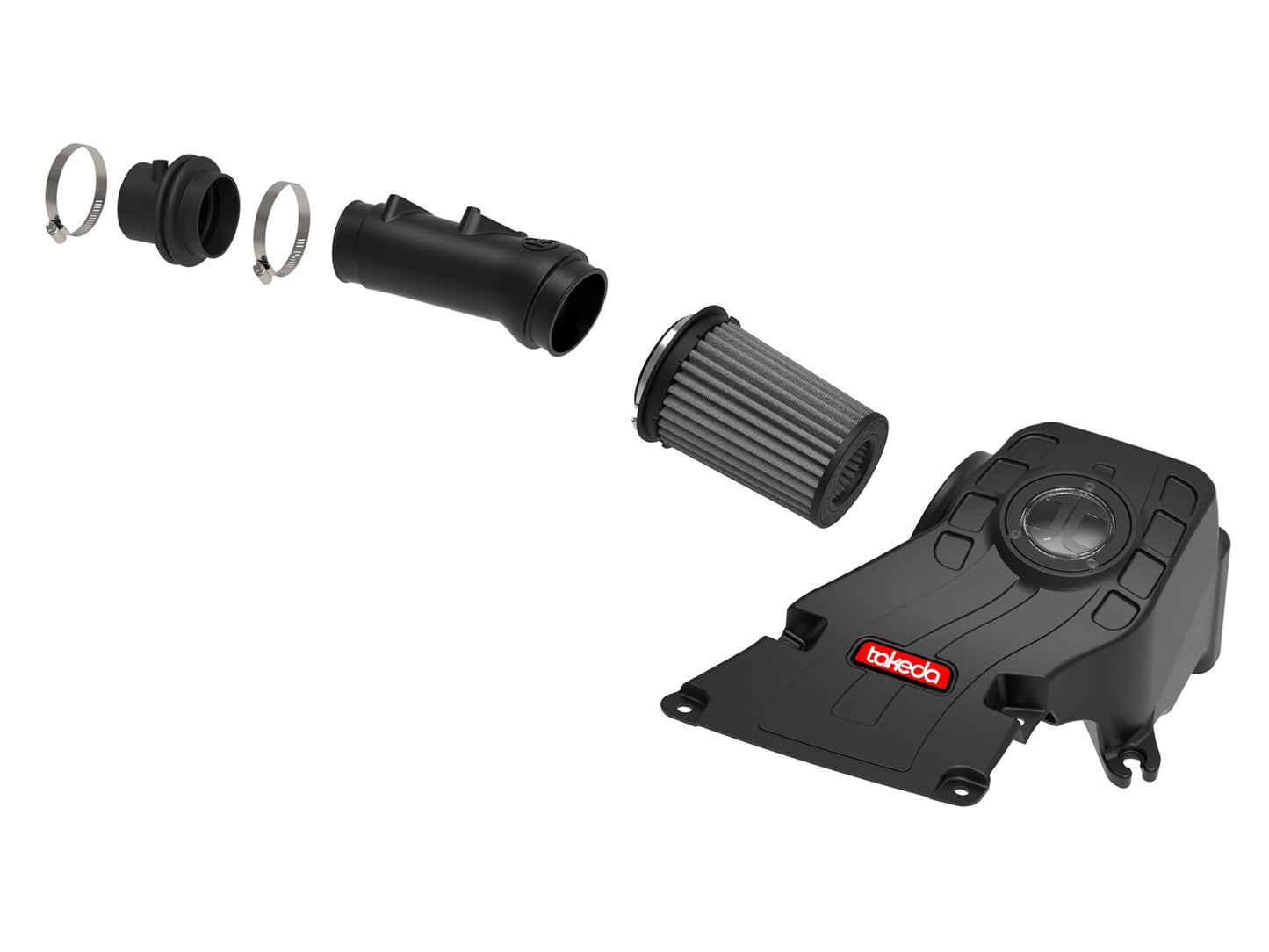 aFe Power 56-70003D - Takeda Momentum Cold Air Intake System w/ Pro DRY S Filter