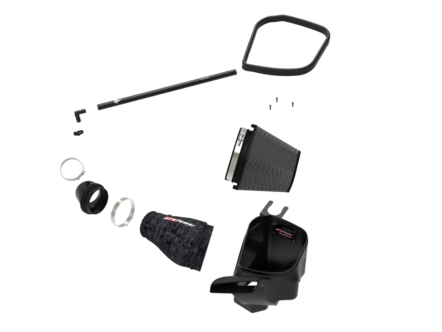 aFe Power 57-10028K - Track Series Carbon Fiber Intake System w/ Pro 5R Filter B