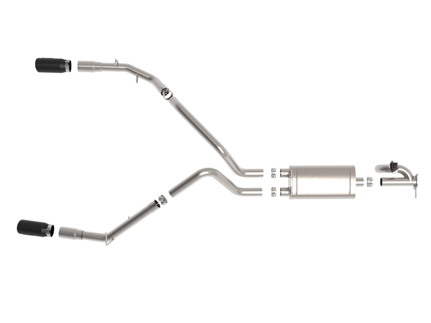 aFe Power 49-32081-B - Gemini XV 3 IN 304 Stainless Steel Cat-Back Exhaust Syste