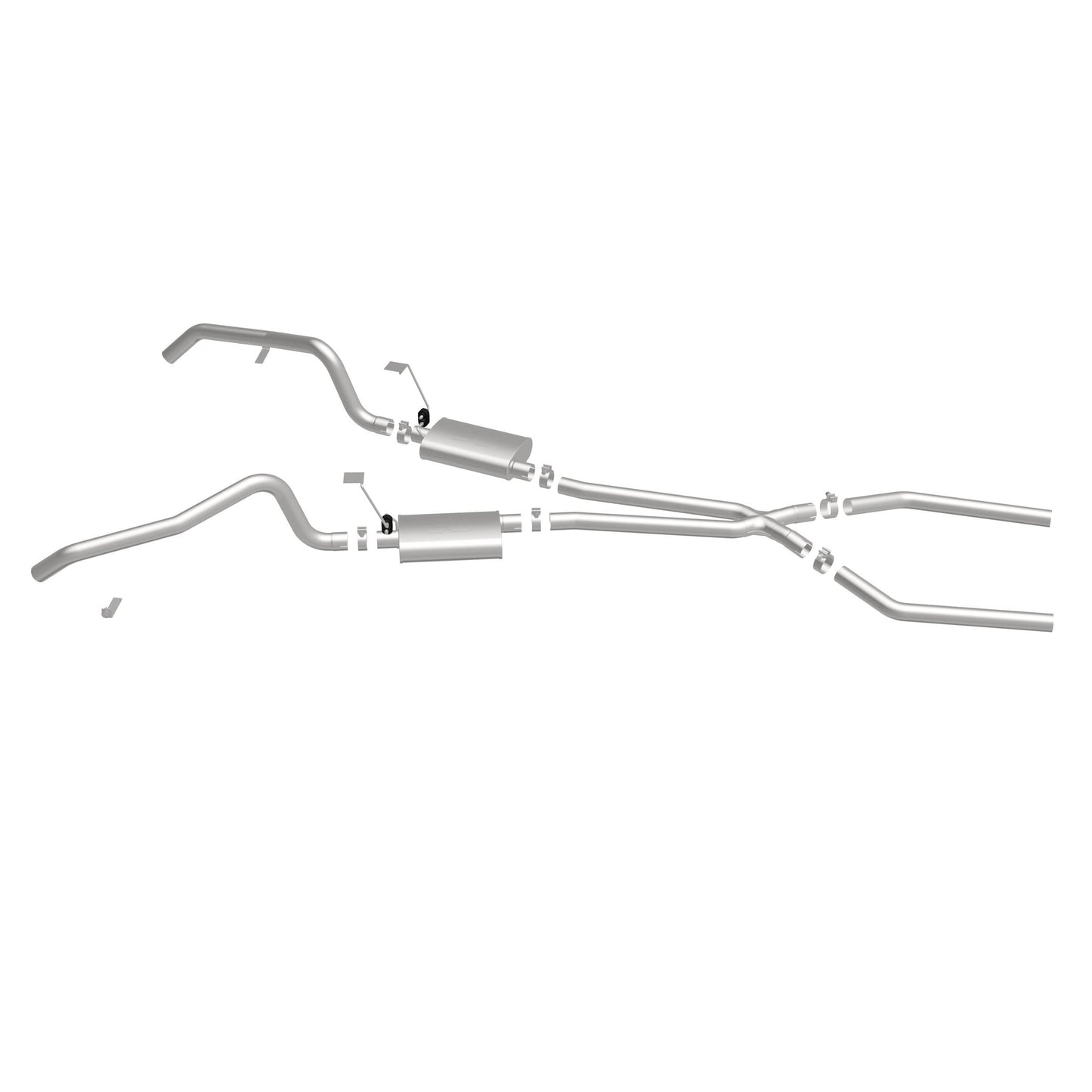 MagnaFlow Exhaust Products 15896 Street Series Stainless Crossmember-Back System