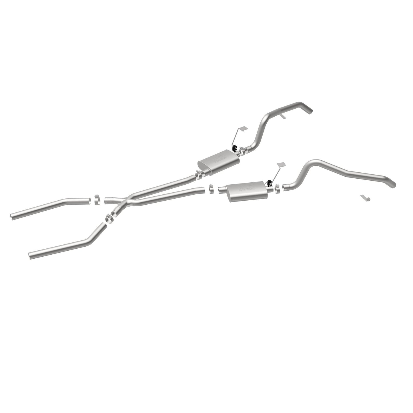 MagnaFlow Exhaust Products 15896 Street Series Stainless Crossmember-Back System