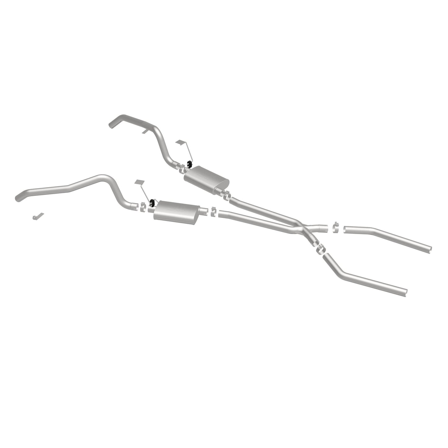 MagnaFlow Exhaust Products 15896 Street Series Stainless Crossmember-Back System