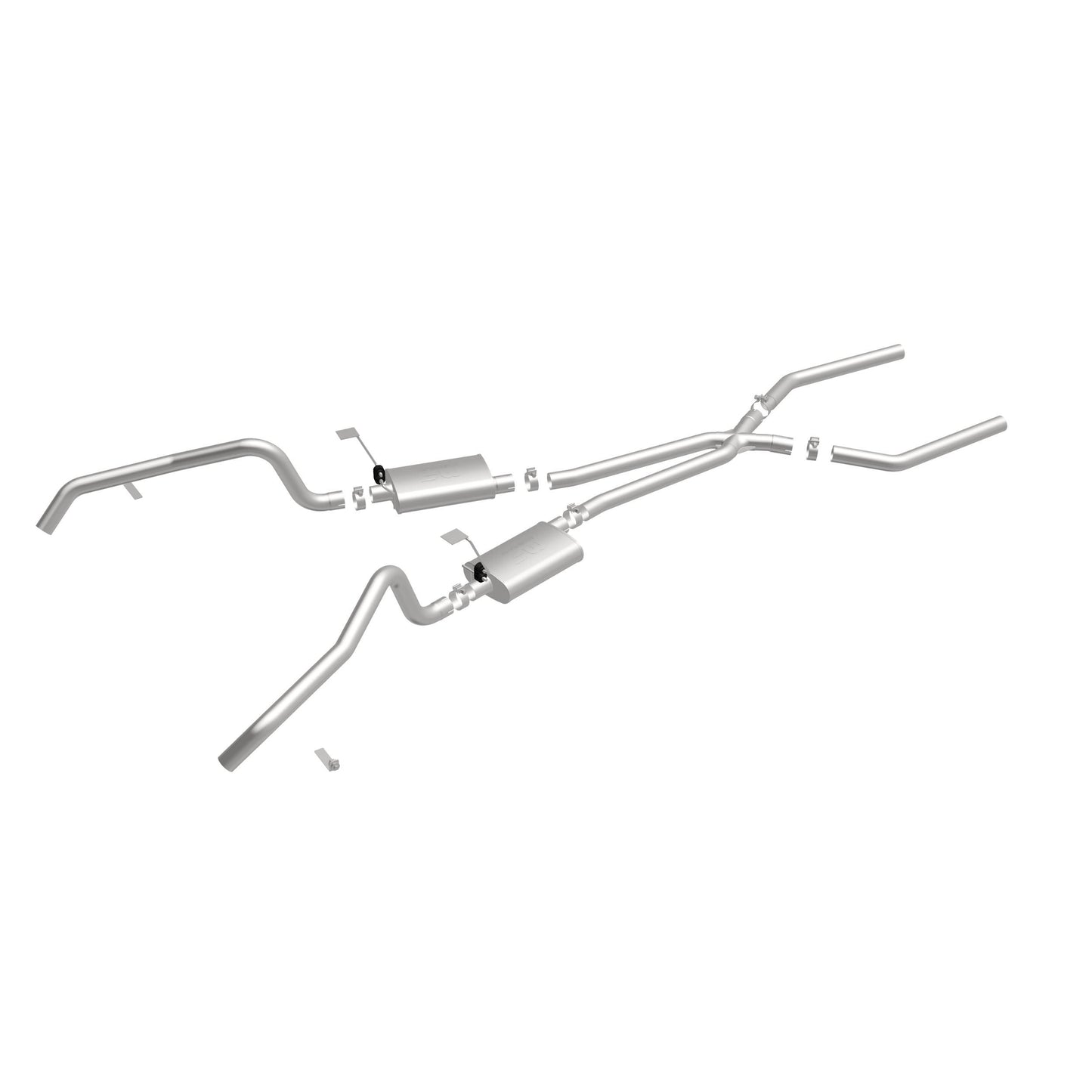 MagnaFlow Exhaust Products 15896 Street Series Stainless Crossmember-Back System