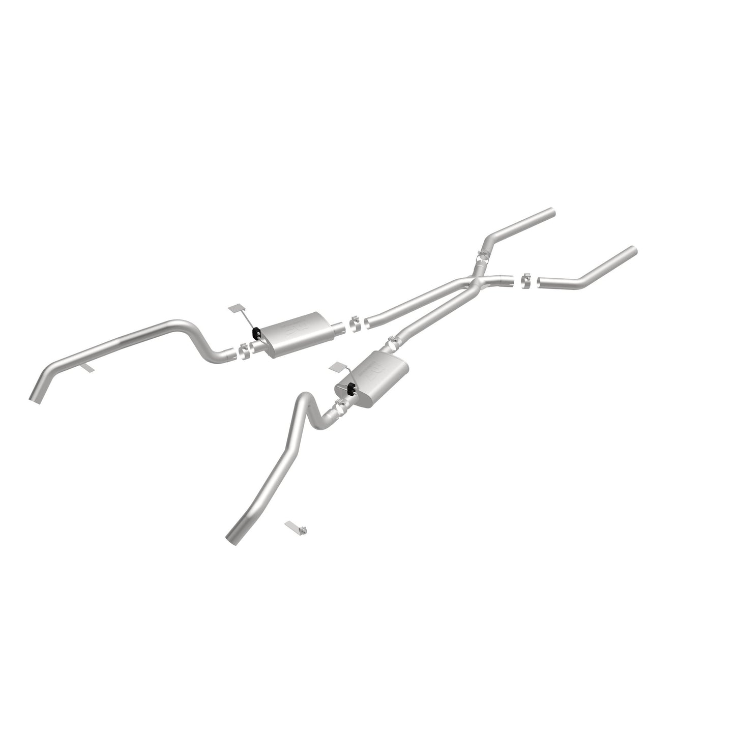 MagnaFlow Exhaust Products 15896 Street Series Stainless Crossmember-Back System