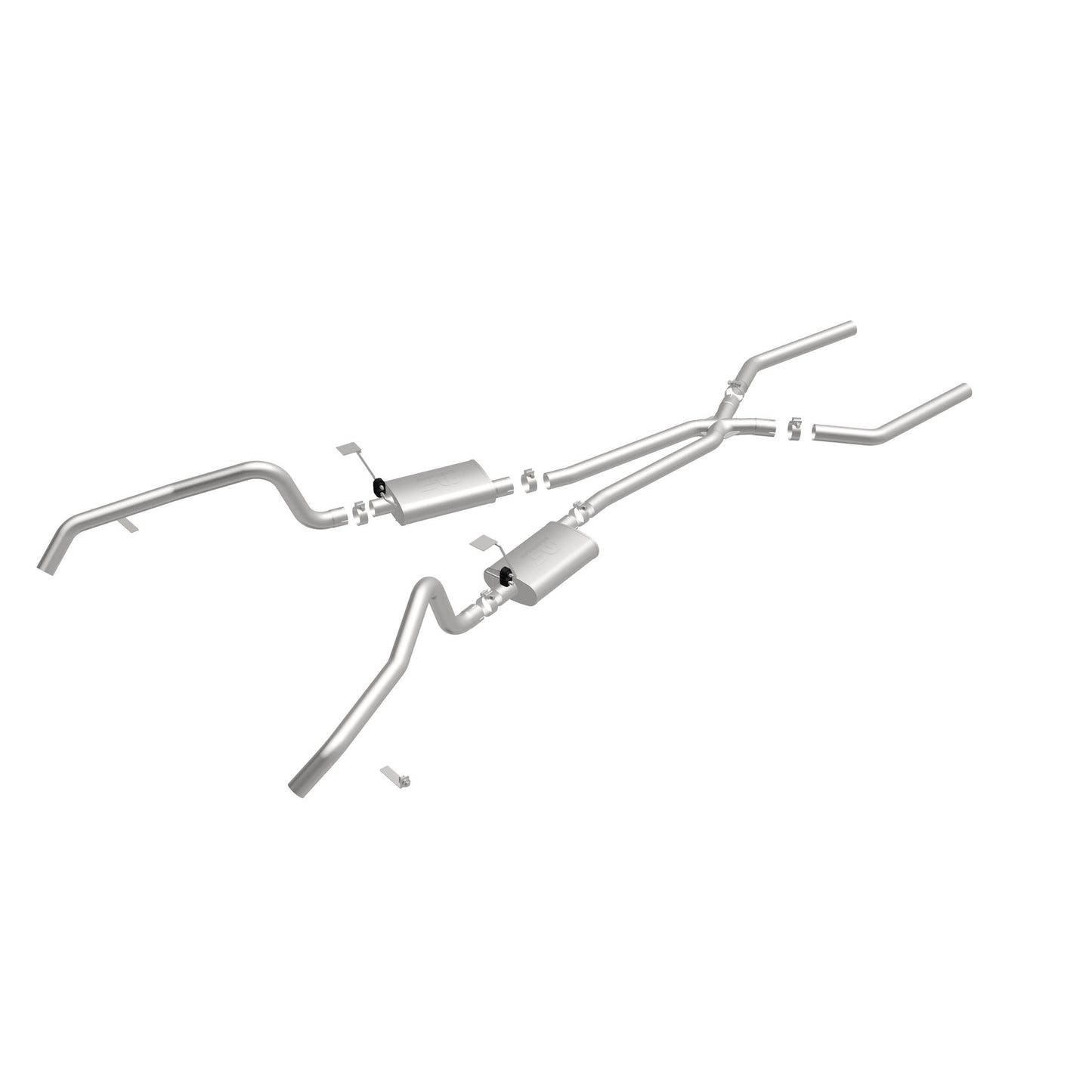 MagnaFlow Exhaust Products 15896 Street Series Stainless Crossmember-Back System