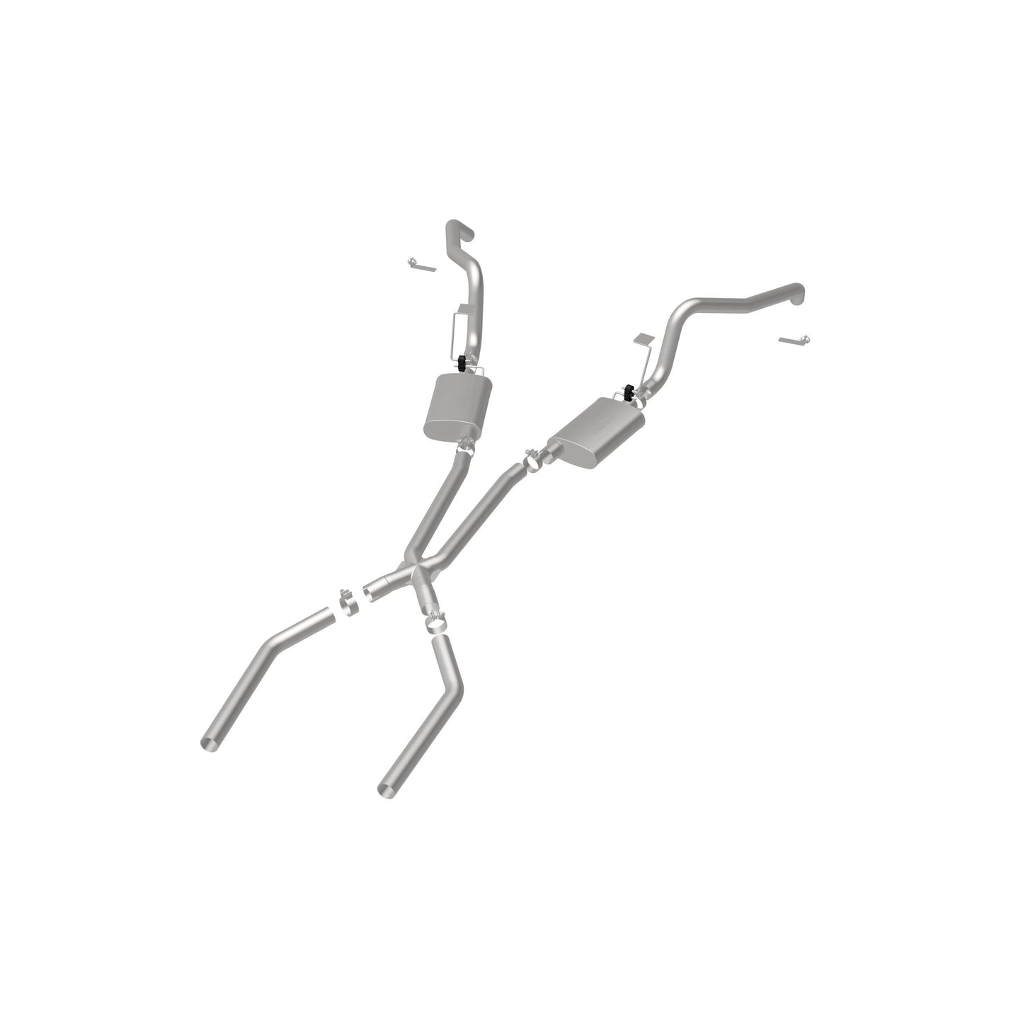 MagnaFlow Exhaust Products 15896 Street Series Stainless Crossmember-Back System