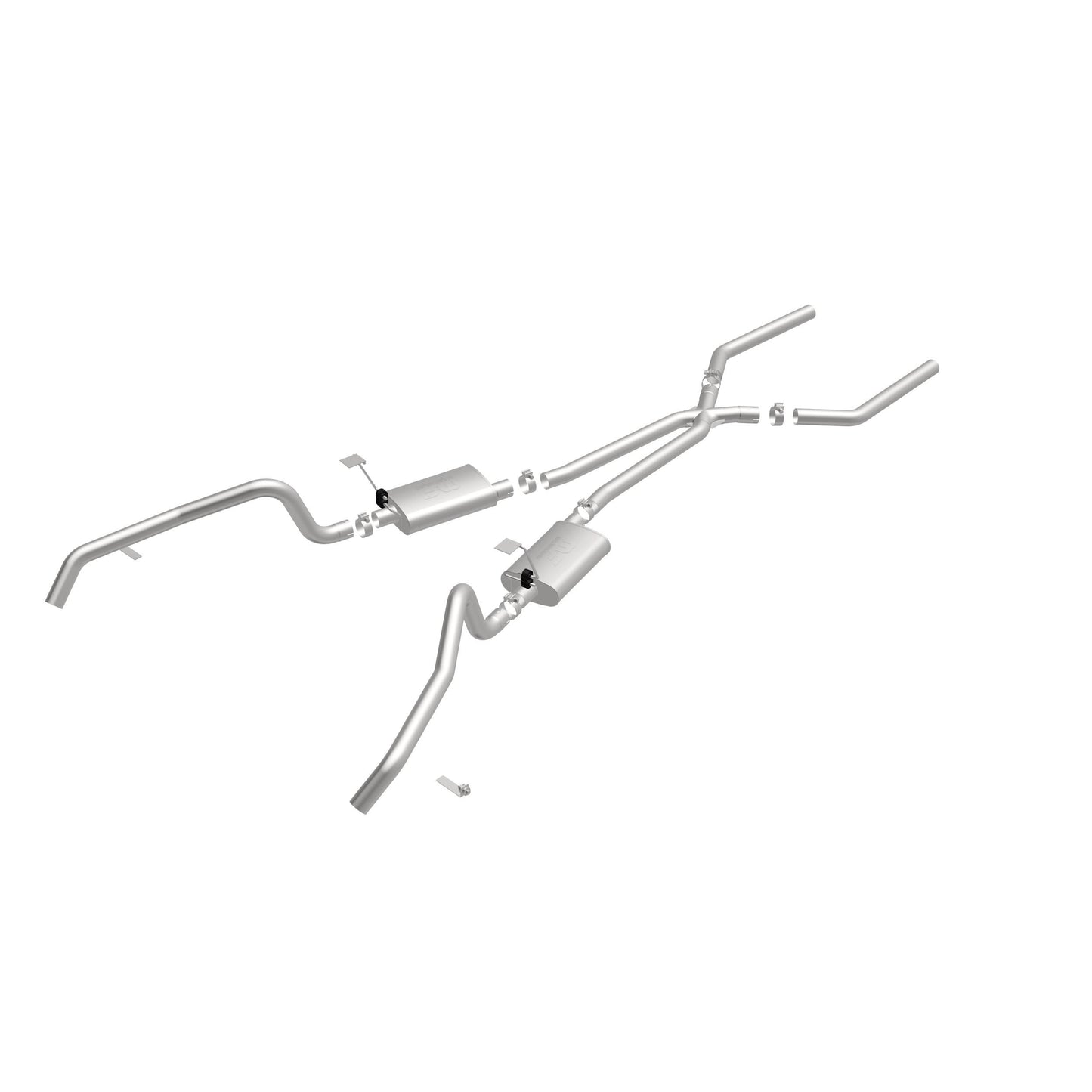 MagnaFlow Exhaust Products 15896 Street Series Stainless Crossmember-Back System