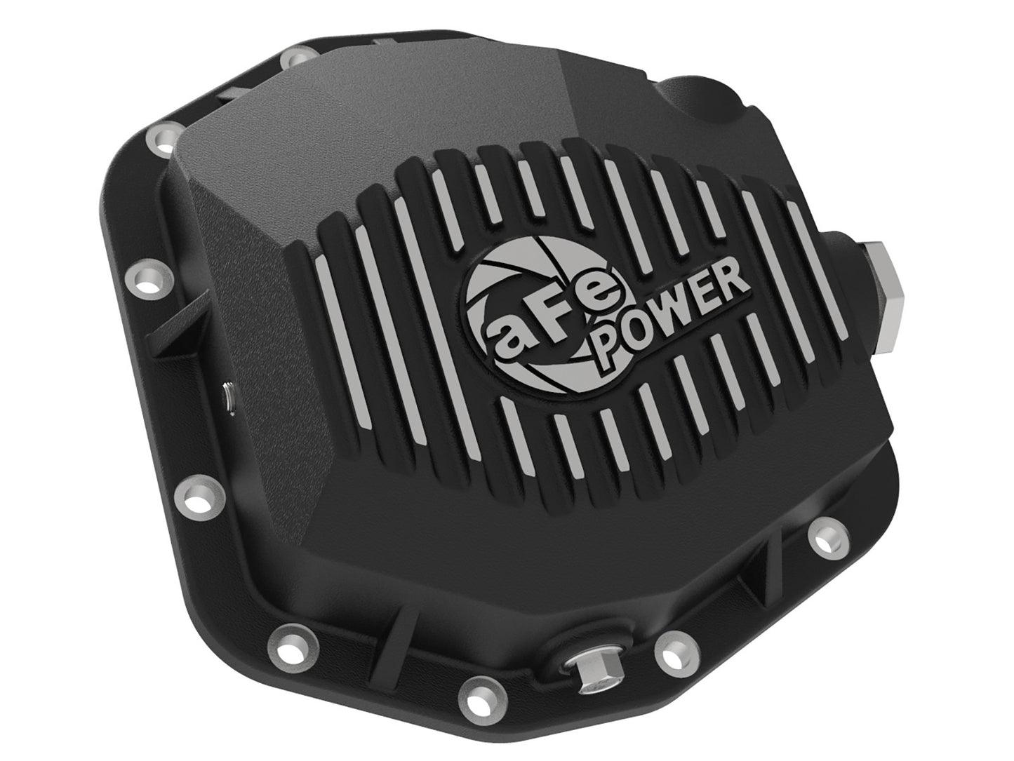 aFe Power 46-71291B - Pro Series Rear Differential Cover Black w/ Machined Fins