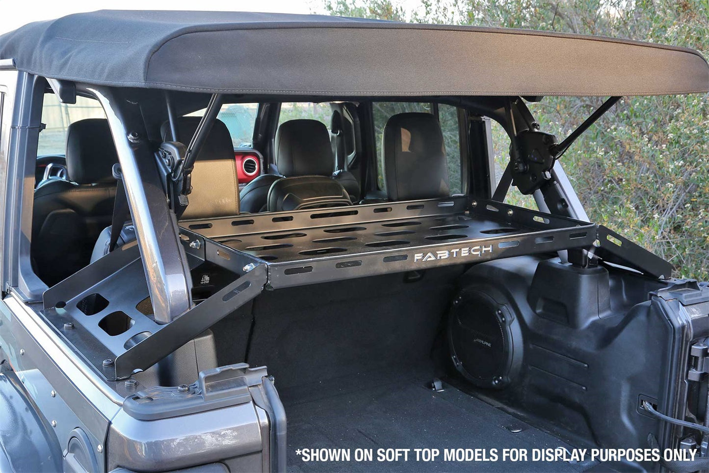 Fabtech FTS24211 - Cargo Rack; 3 Piece Construction; 150 lbs. Capacity;