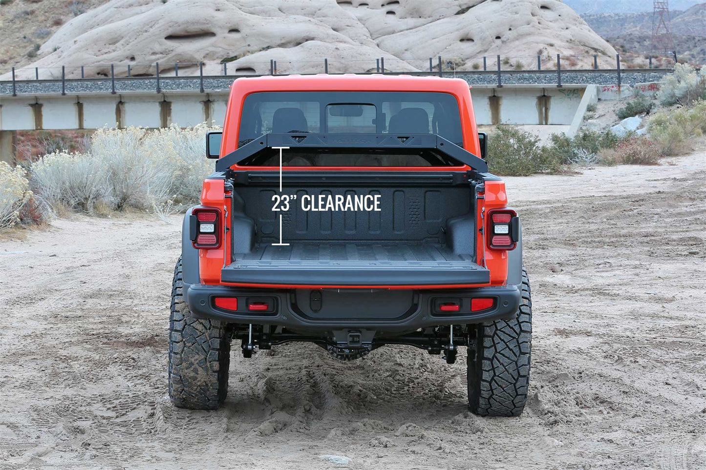 Fabtech FTS24256 - Cargo Rack; 150 lbs. Cargo Capacity;