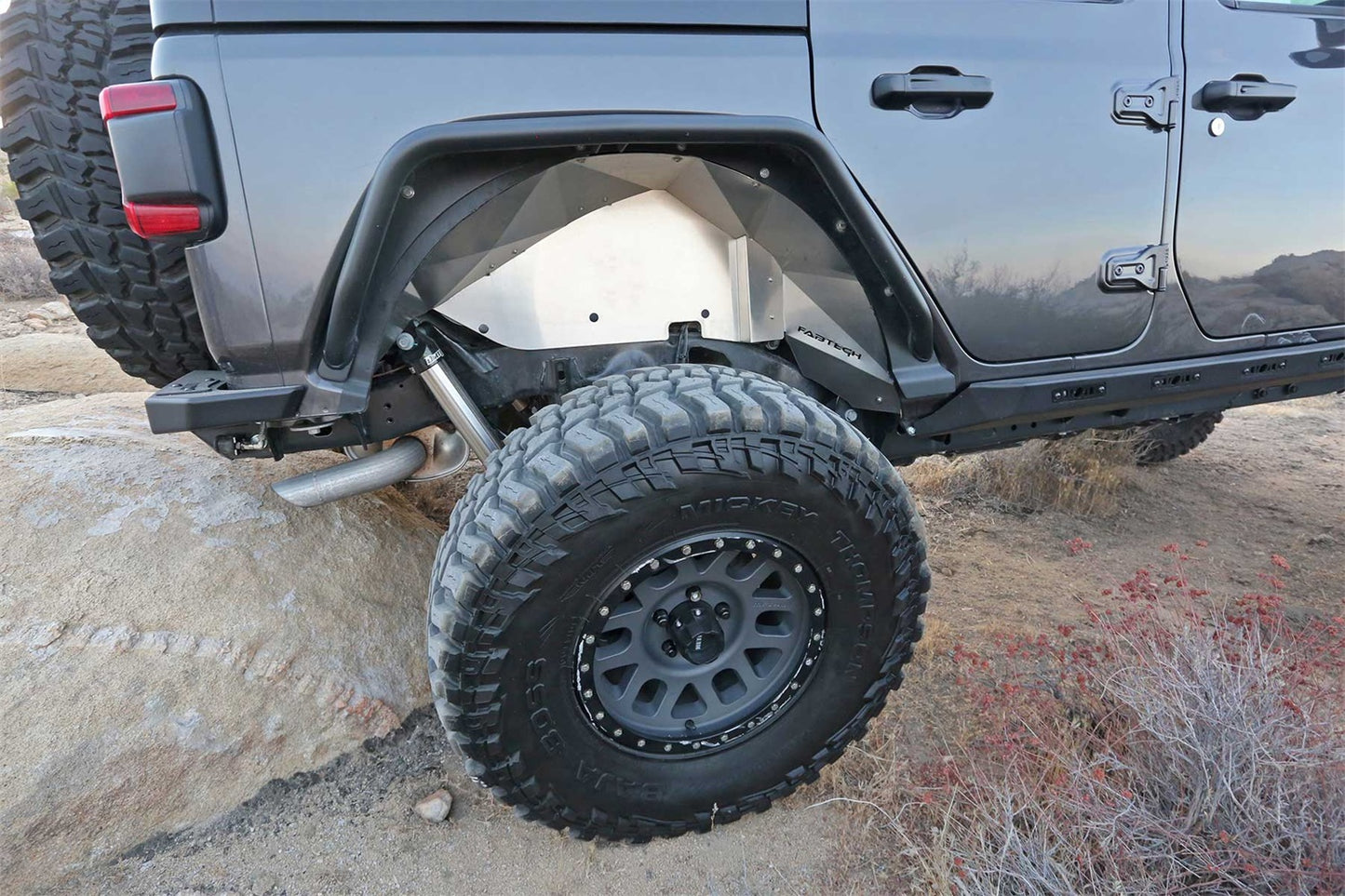 Fabtech FTS24272 - Tube Fenders; Rear;