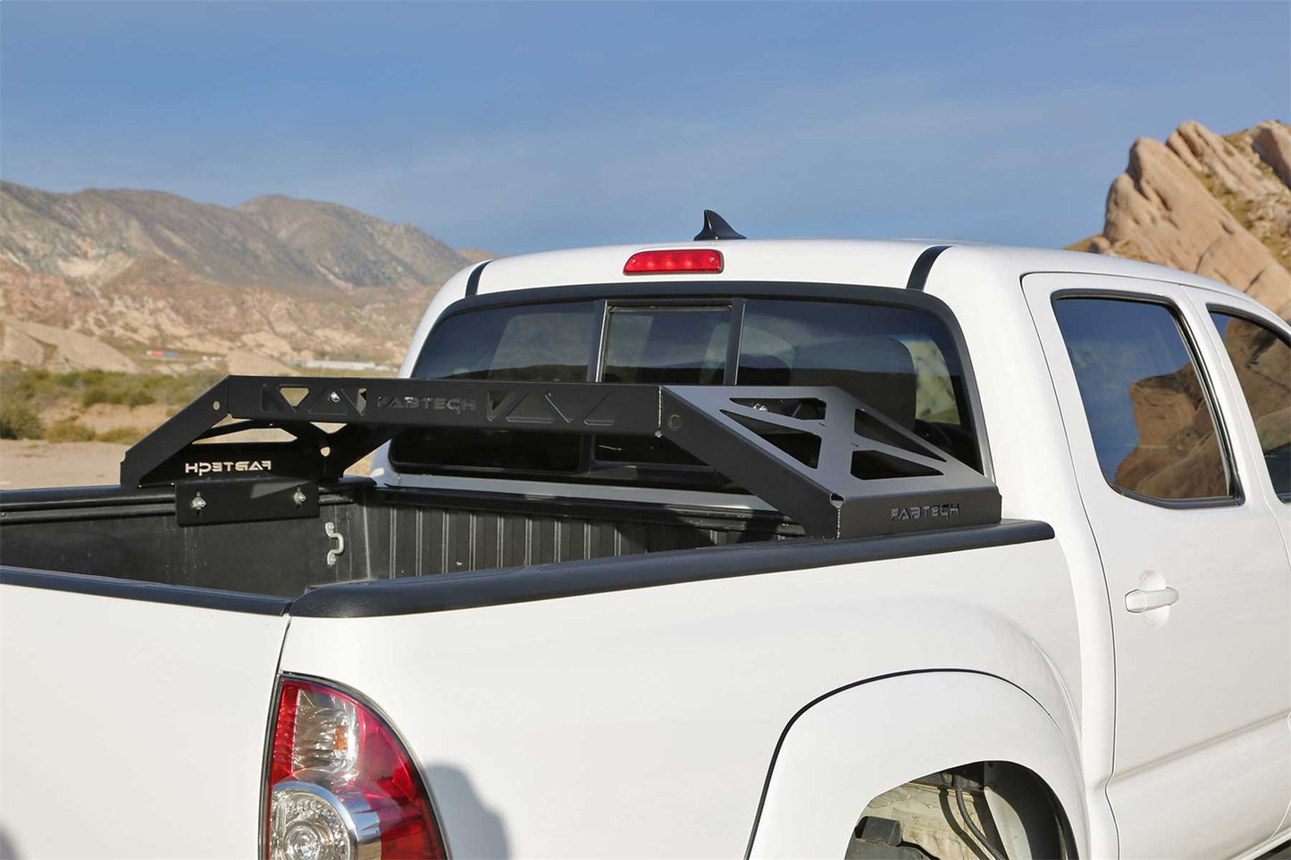 Fabtech FTS26095 - Cargo Rack; 150 lbs. Cargo Capacity; For Models w/Deck Rail S