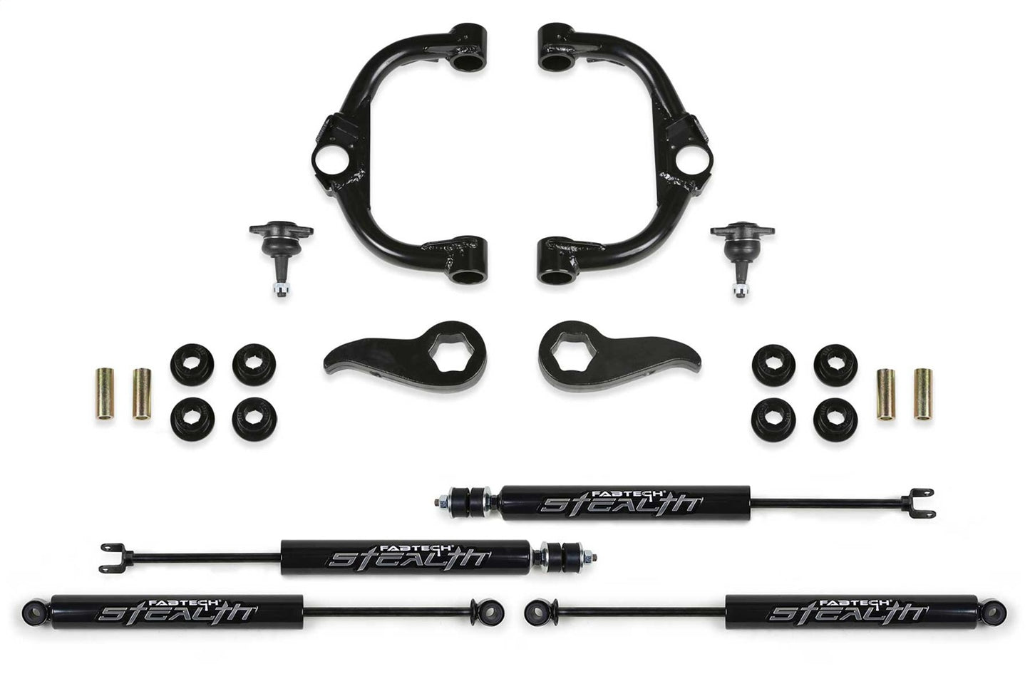 Fabtech K1157M - Ball Joint Control Arm Lift System; 3.5 in. Lift; Stealth; For