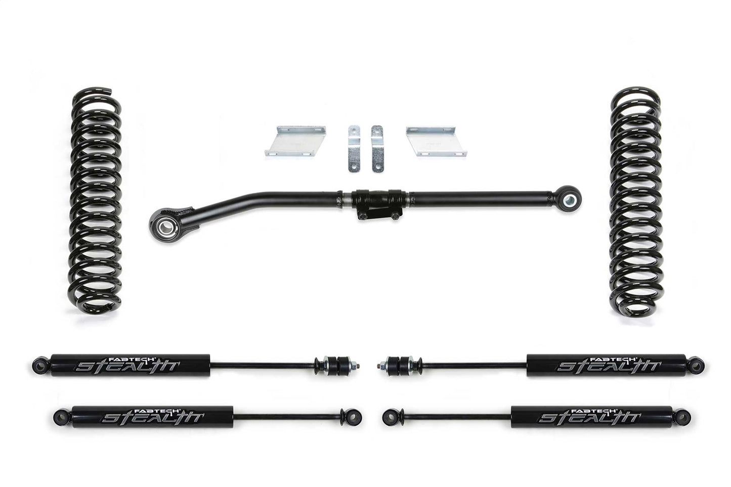 Fabtech K2333M - Basic Lift System w/Shocks; 2.5 in. Lift w/Stealth Shocks;