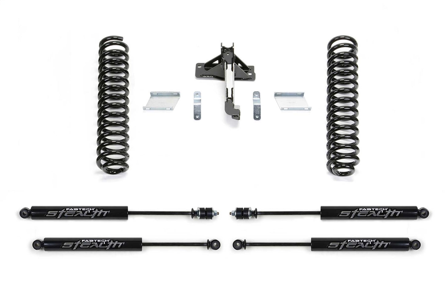 Fabtech K2339M - Budget Lift System w/Shock; 2.5 in. Lift w/Stealth Shocks;