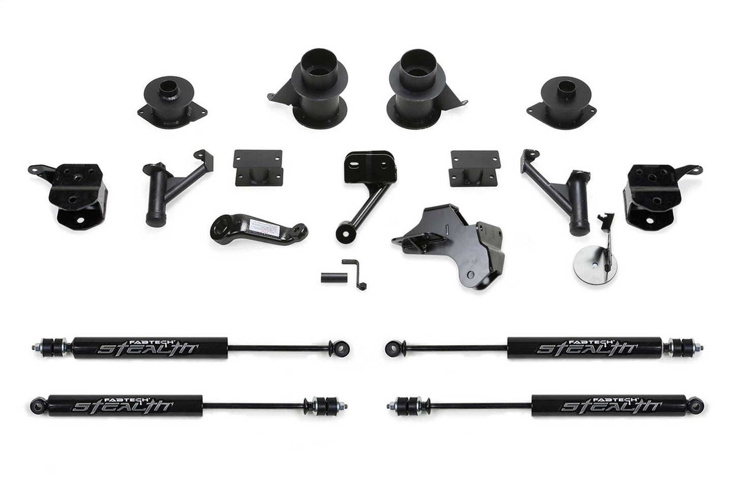 Fabtech K3173M - Basic Lift System w/Shocks; 5 in. Lift; w/Stealth;