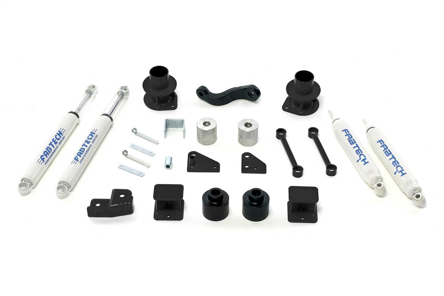 Fabtech K4037 - Basic Lift System w/Shocks; w/Performance Shocks; 3 in. Lift;