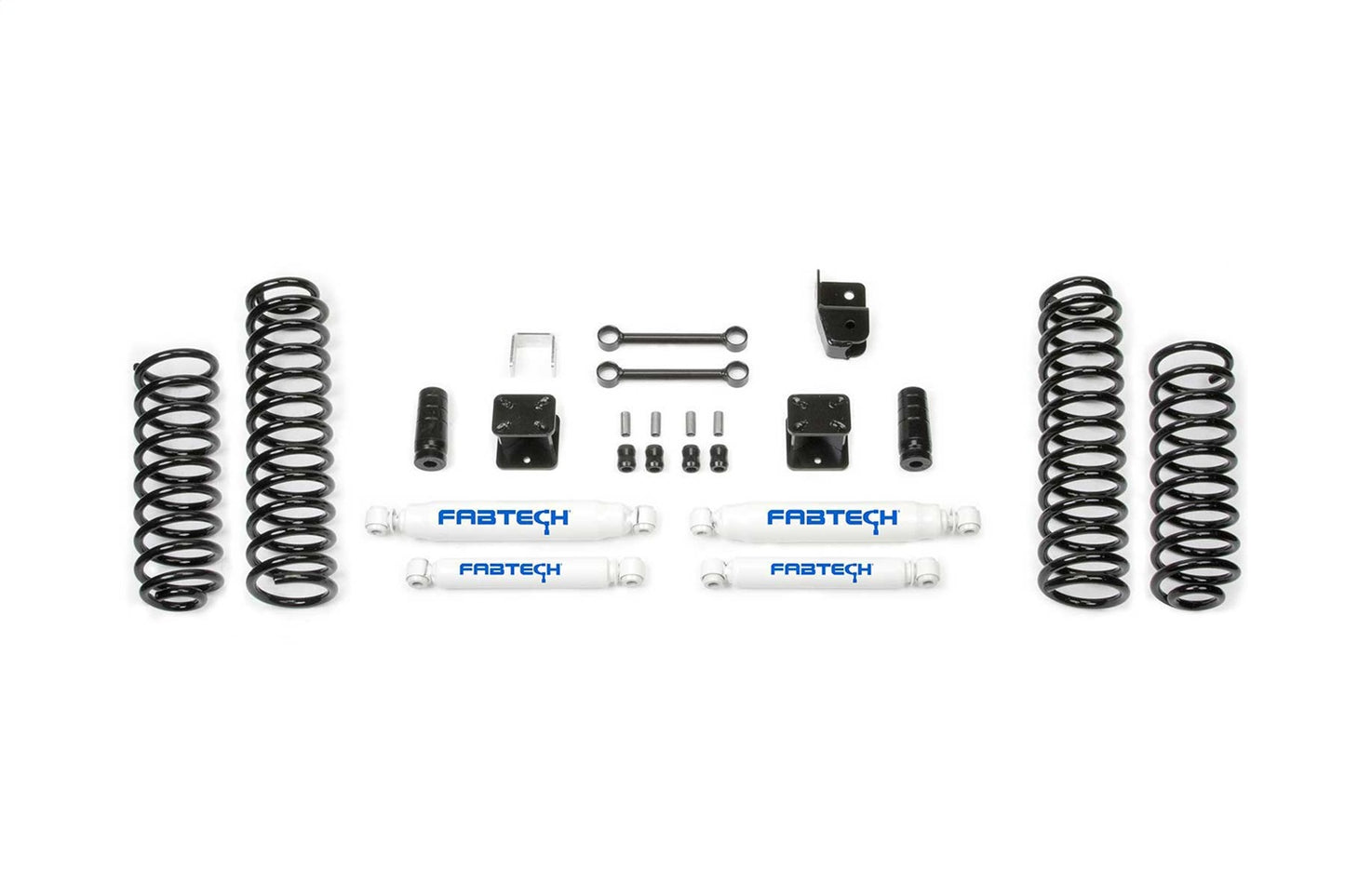 Fabtech K4048 - Budget Lift System w/Shock; w/Performance Shocks; 3 in. Lift;