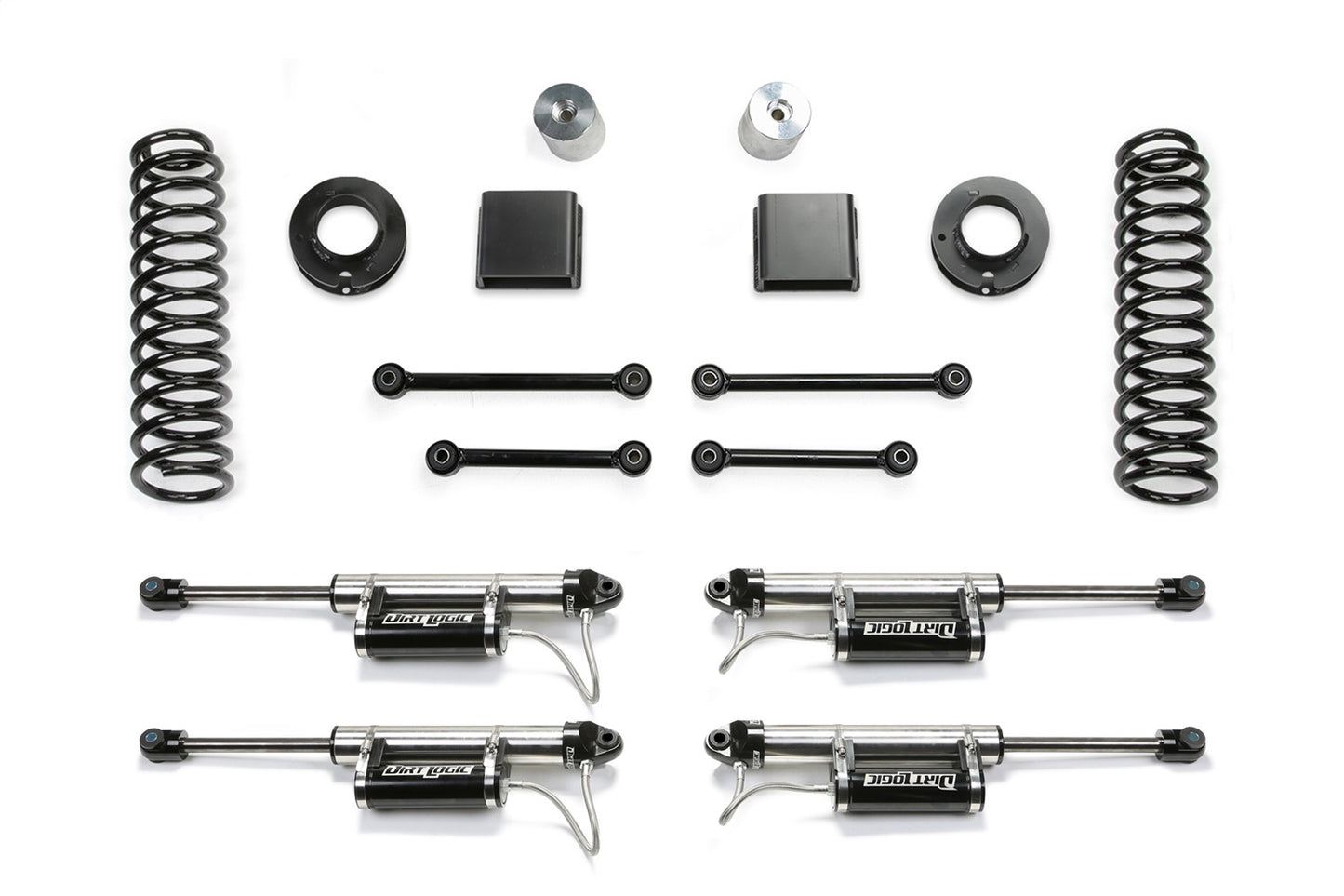 Fabtech K4161DL - Sport Lift System w/Shock; 3 in. Lift; w/Dirt Logic 2.25 Resi