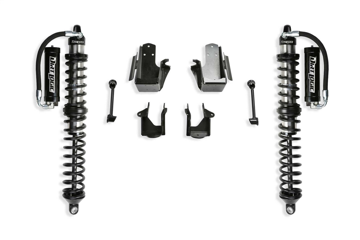 Fabtech K4181DL - Crawler Coilover Lift System; 3 in. Lift; Conversion w/Front D