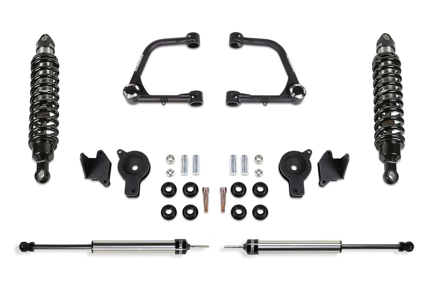 Fabtech K7090DL - Uniball UCA Lift Kit; 3 in. Lift; w/Uniball; Front Dirt Logic
