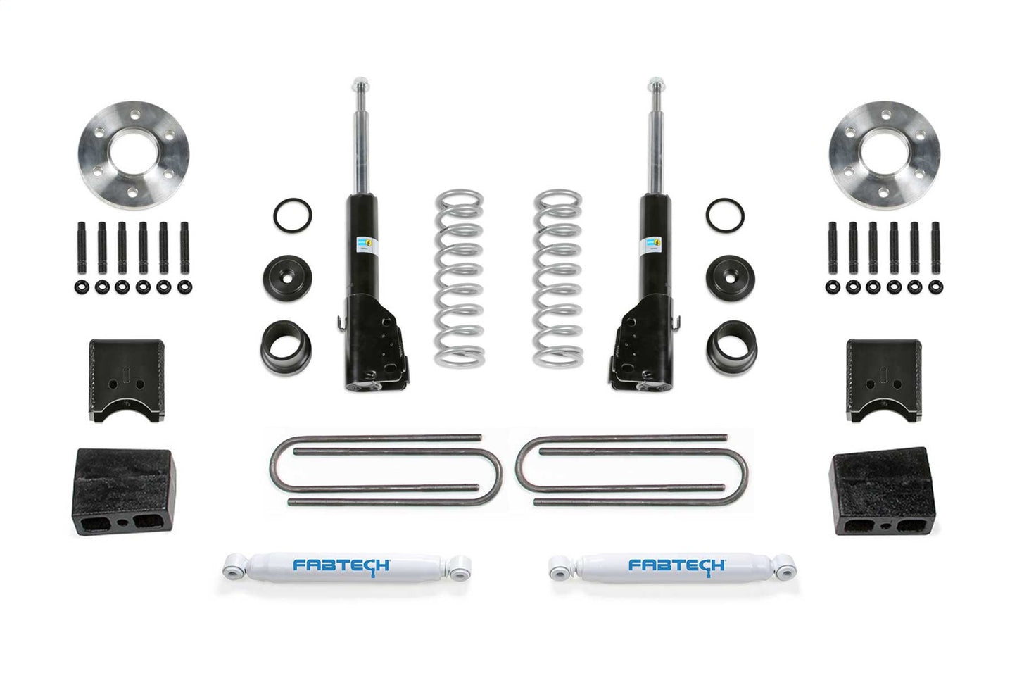 Fabtech K9000 - Coil Assist Kit; 1.5 in.; Front Bilstein B4 Struts And Rear Perf
