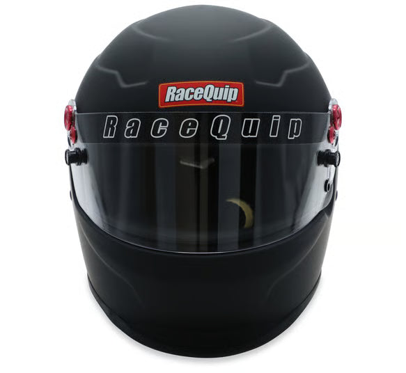 RaceQuip PRO20 Full Face Helmet – Flat Black (Size: XL) | Snell SA2020 Certified Racing Helmet – Part #276996
