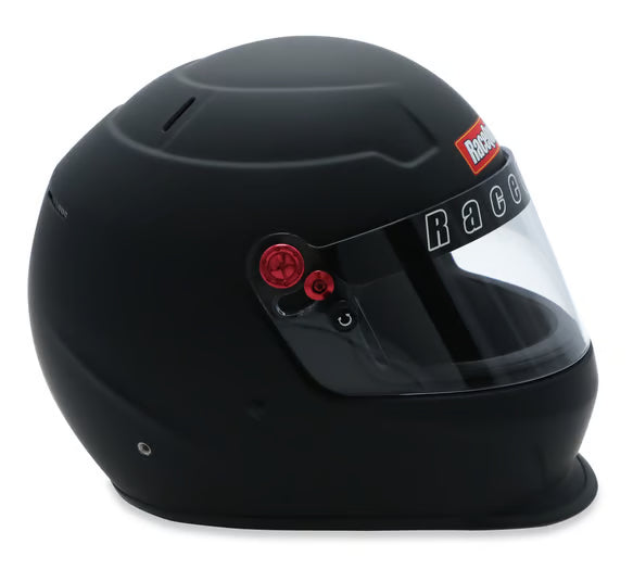 RaceQuip PRO20 Full Face Helmet – Flat Black (Size: XL) | Snell SA2020 Certified Racing Helmet – Part #276996