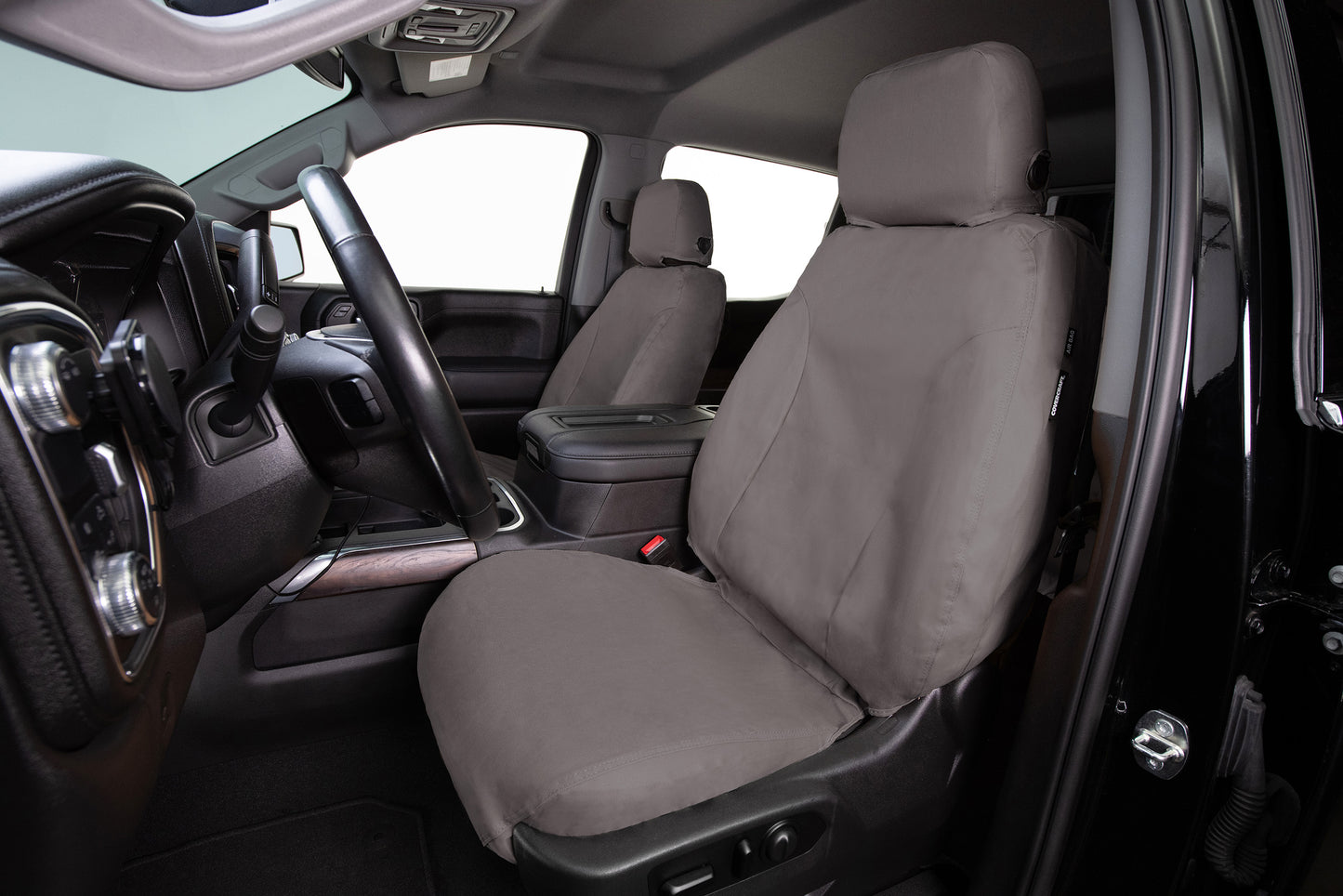 Seat Saver SS2394PCCT - Covercraft SeatSaver Custom Seat Cover - Polycotton Mist