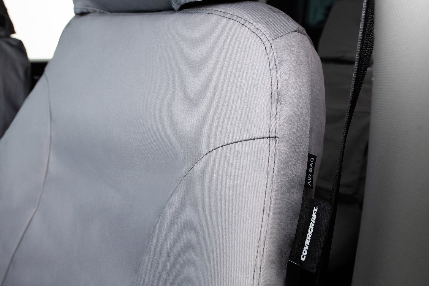 Seat Saver SS2571PCGY - Covercraft SeatSaver Custom Seat Cover - Polycotton Grey